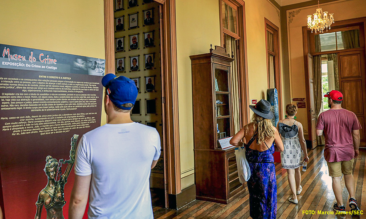 Museu do Crime chama atenção de visitantes
