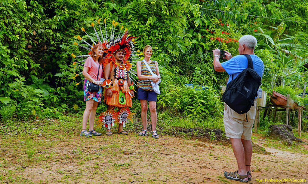 Serra da Valéria recebe 1200 turistas no retorno da temporada de cruzeiros